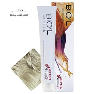 رنگ مو بیول Bio’l بلوند زیتونی پلاتینه 10.7 Biol Hair Color Matt Series 100ml