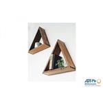 شلف فندی مدل مثلث چوبی