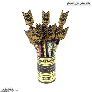 مداد مشکی شش ضلعی کالیگرافی ماین