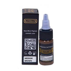 رنگ تاتو زاندراکس قهوه ای روشن | Light Brown Xandraxx tattoo ink 