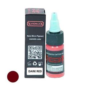 رنگ تاتو زاندراکس قرمز تیره | Dark Red Xandraxx tattoo ink 