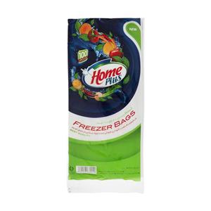 کیسه فریزر هوم پلاس کد 5130010 بسته 100 عددی Home Plus Freezer Bags Pack of 