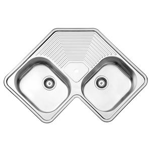 سینک توکار استیل البرز کد 540 (سایز 83.1×83.1)
