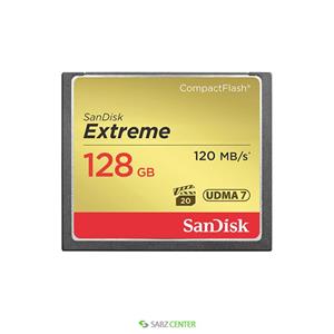 کارت حافظه SanDisk CF Extreme 128GB /120 (MB/s)/800X SanDisk Extreme CF 128GB 800X 120MB/s