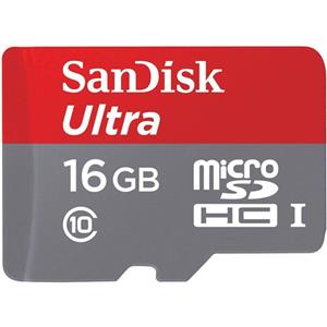 رم SanDisk micro Ultra U1 80MB/s 533x 16GB SanDisk MicroSDHC 16GB Ultra 533X 80mb/s