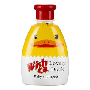 شامپو بچه جوجه اردک حاوی عصاره آلوئه ورا 250 میلی لیتری ویشکا Wishca Lovely Duck Baby Shampoo 250ml