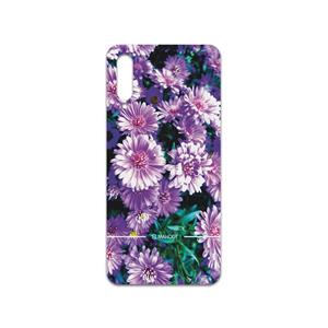 برچسب پوششی ماهوت مدل Purple-Flower مناسب برای گوشی موبایل سامسونگ Galaxy A50s MAHOOT Purple-Flower Cover Sticker for Samsung Galaxy A50s