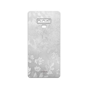برچسب پوششی ماهوت مدل Silver-Wildflower مناسب برای گوشی موبایل سامسونگ Galaxy Note 9