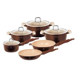 سرویس پخت و پز 10 پارچه برلینگر هاوس مدل BH-12 Berlinger Haus BH-12 Cookware Set 10 Pieces