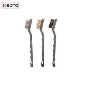 مجموعه 3 عددی فرچه دستی ورگا مدل 011116 Verga 011116 Mini Wire Brush Set 3PCS