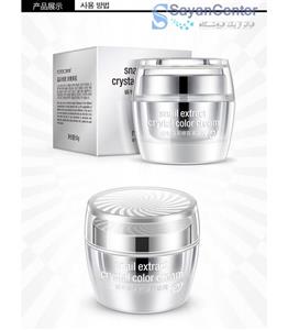 کرم سفید کننده ی کریستال رنگ با عصاره ی حلزون، ساخت کشور کره ( رورک )ROREC Snail Crystal Cream 