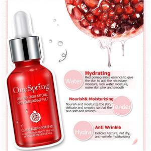 تونر آبرسان و مرطوب کننده انار قرمز وان اسپرینگ one spring حجم 150 میل