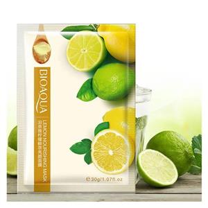 ماسک ورقه ای صورت با عصاره لیمو ترش برند بیواکوا sour lemon mask bioaqua Bioaqua Nourishing Face Mask Lemon Extract 