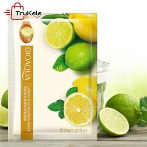 ماسک ورقه ای صورت با عصاره لیمو ترش برند بیواکوا sour lemon mask bioaqua Bioaqua Nourishing Face Mask Lemon Extract 