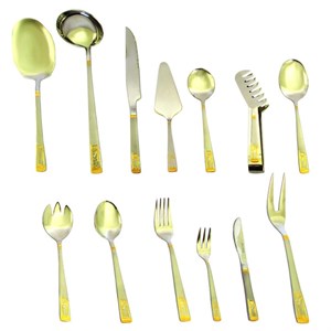 سرویس قاشق و چنگال 128 پارچه نیوهوم مدل HK800
