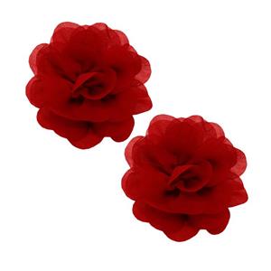 کش مو دخترانه طرح گل کد 120078 بسته 2 عددی