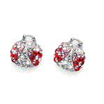 گوشواره نقره کفشدوزک کوچک الیور وبر Oliver Weber Earring Cocci 7679