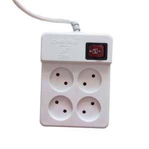 پریز 4خانه ارتدار خیام الکتریک با کابل5 متری