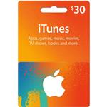 گیفت کارت آیتونز 30 دلاری اپل