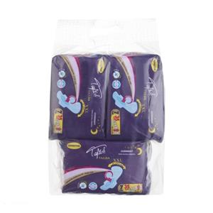 نوار بهداشتی بالدار تافته مدل Yalda سایز خیلی خیلی بزرگ مجموعه 3 عددی Tafte Yalda XXLarge Sanitary Pad Pack of 3