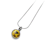 گردنبند گل خورشید الیور وبر Oliver Weber Pendant Sunflower 11380-292