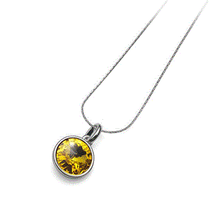 گردنبند گل خورشید الیور وبر Oliver Weber Pendant Sunflower 11380-292