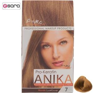 کیت رنگ مو آنیکا سری Pro Keratin مدل Natural شماره 7 Anika Pro Keratin Natural Hair Color Kit 7