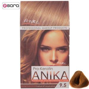 کیت رنگ مو آنیکا سری Pro Keratin مدل Golden شماره 9.5 Anika Pro Keratin Golden Hair Color Kit 9.5
