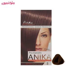کیت رنگ مو آنیکا سری Pro Keratin مدل Natural شماره 4 Anika Pro Keratin Natural Hair Color Kit 4