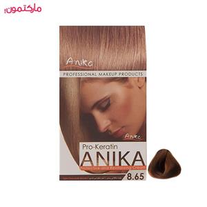 کیت رنگ مو آنیکا سری Pro Keratin مدل Chocolate شماره 8.65 Anika Pro Keratin Chocolate Hair Color Kit 8.65