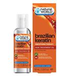 natural world Brazilian keratin smoothing oil