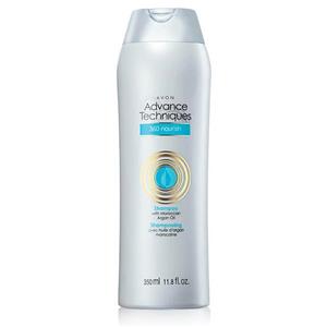 شامپو روغن ارگان تقویتی ترمیمی ادونس تکنیک ایوان کانادایی اصل Avon Advance Techniques 360 Nourish With Moroccan Argan Oil Shampoo 