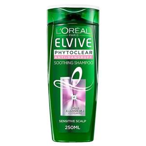 شامپو مو لورال اصل ضد اسکالپ و ضد ریزش برای پوست سر خشک و حساس loreal ELVIVE PHYTOCLEAR ANTI-DANDRUFF REGULATING SHAMPOO