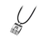 گردنبند استیل قدرت الیور وبر Oliver Weber Crystal Pendant Power Steel 66010