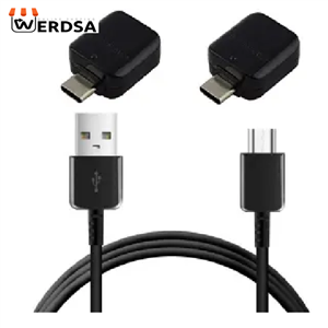 کابل تبدیل USB به USB-C مدل EP-DG950CBE به همراه 2 عدد مبدل OTG USB-C