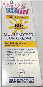 کرم ضد آفتاب کودک  مدل Baby Sun Cream Spf50 حجم 75 میلی لیتر سانوسان  Sanosan Spf50 Baby Sun Cream 75ml