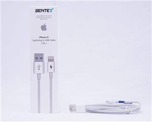 کابل شارژ iPhone X برند Sentex 