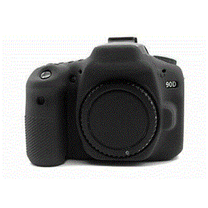 کاور سیلیکونی کانن Canon 90D رنگ سیاه 