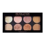 پالت رژگونه و کانتور رولوشن مدل Revolution Ultra Blush Palette Golden Suga | مات و شاین ۸ رنگ