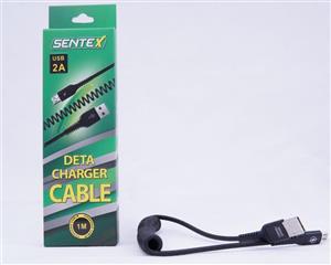 کابل شارژ فنری برند سنتکس Sentex