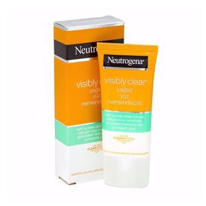 ابرسان پوست چرب نیتروژنا اصل فرانسه ضد جوش لک منافذ Neutrogena Visibly Clear Oil Free Moisturiser 50ml 