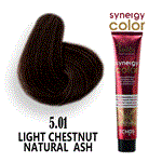 رنگ مو بدون آمونیاک قهوه ای دودی سینرژی اچ اس لاین 5.01