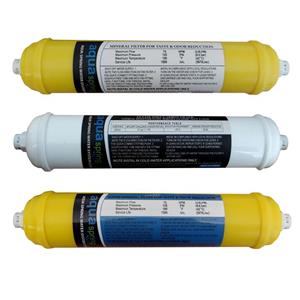 فیلتر دستگاه تصفیه کننده آب آکوآ اسپرینگ مدل SPARE FILTER 3 مجموعه 3 عددی