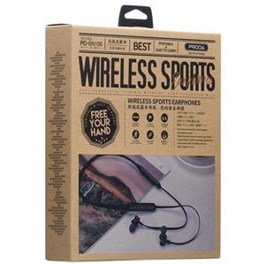 هندزفری بلوتوث دورگردنی PRODA PD-BN100 مشکی wireless sports