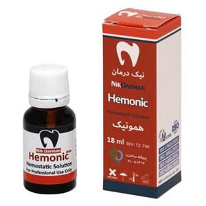 مایع هموستات HEMONIC - نیک درمان آسیا 18میل Hemonic Hemostatic Solution 25% Nik Darman 18 ml