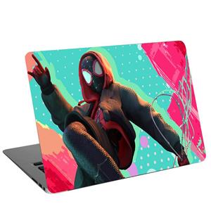 استیکر لپ تاپ طرح Miles Spider Man کد C 130 مناسب برای 15.6 اینچ 