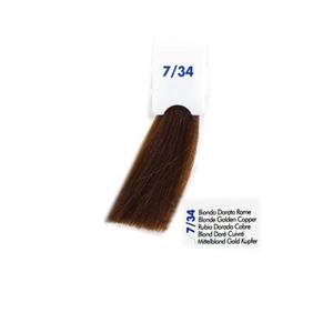 رنگ موی بیونیک بدون آمونیاک اینبریا شماره 7/34 مسی طلائی بلوند 