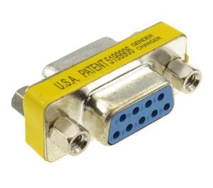 تبدیل کانکتور برل دو سر ماده RS232/DB9/Serial/9pin