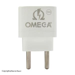 مبدل برق 3 پین به 2 پین 10 آمپر امگا Omega 3Pin to 2Pin 10A Power Converter