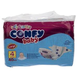 پوشک کانفی (Confy) سایز 4 – بسته 40 عددی Confy Size 4 Diaper Pack of 40